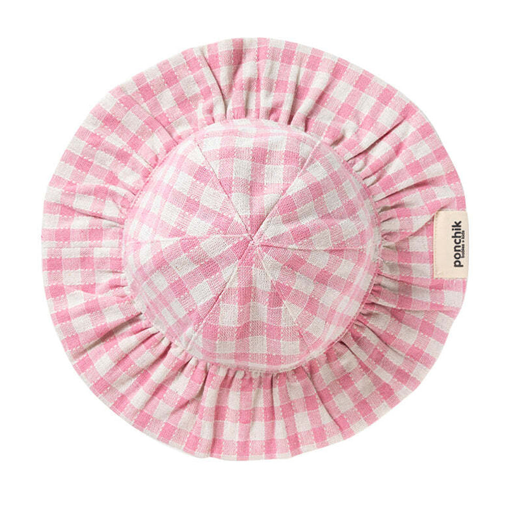4565157811-11-ponchik-sun-hat-fairy-floss-gingham-size-medium-9-24m
