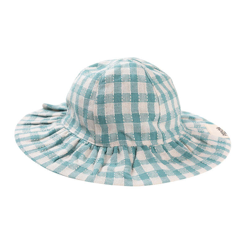 4565157816-11-ponchik-sun-hat-peacock-gingham-size-small-3-9m