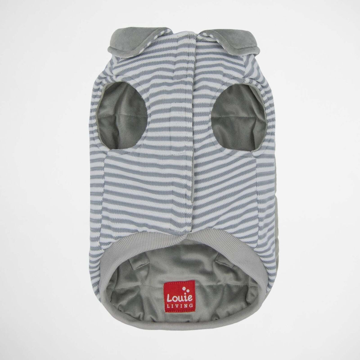 Louie Living Dog/Pet Reversible Light Sweater XL Light Grey