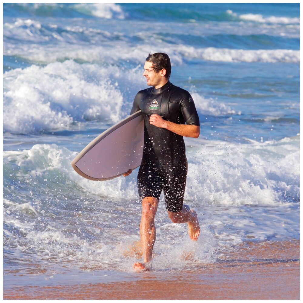 Adrenaline Fuzion Adult Springsuit Zip-Free Surf Wetsuit Black
