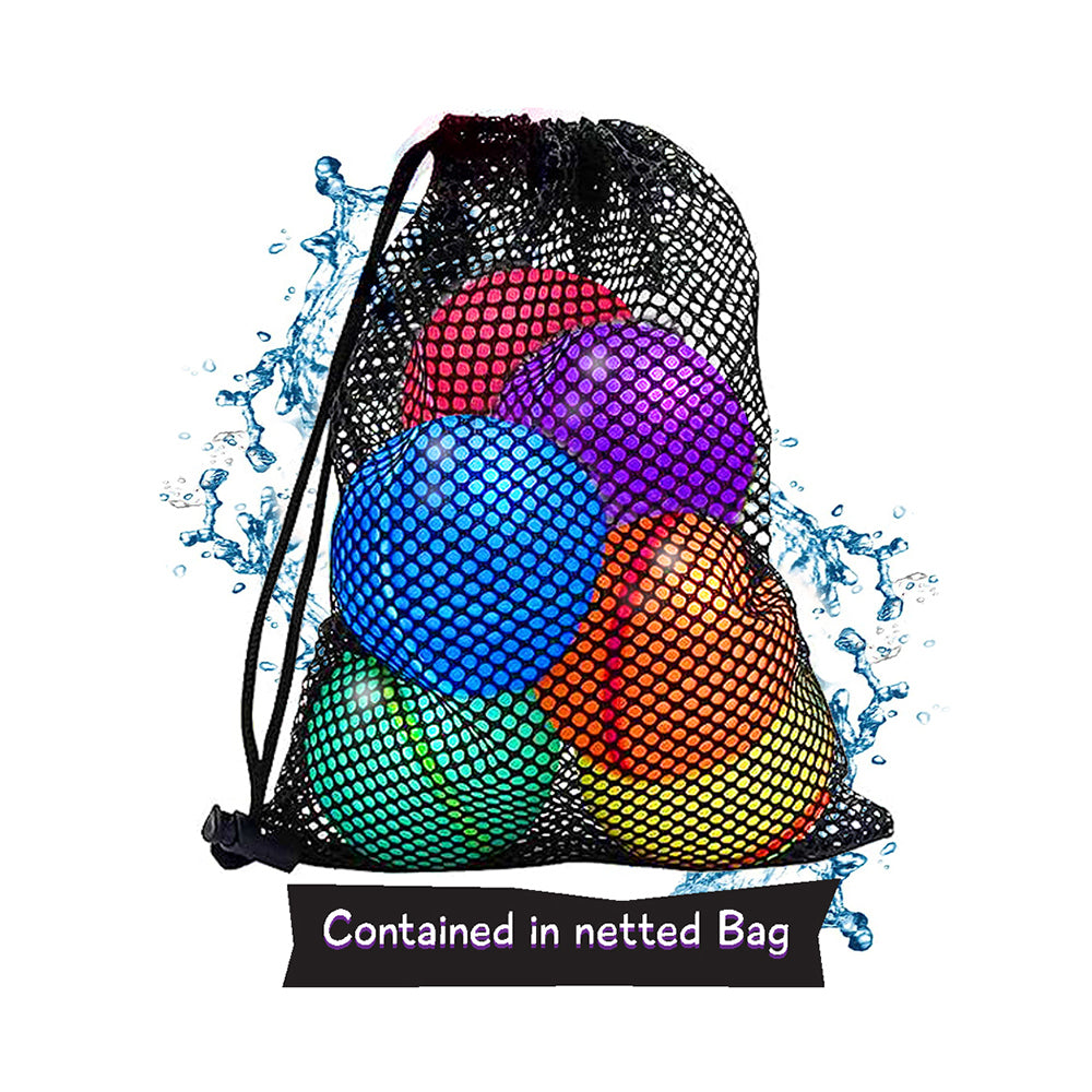 6pc Kazaang Auto-Refill Water Ball Blasters w/ Bag Toy Set Kids 5y+