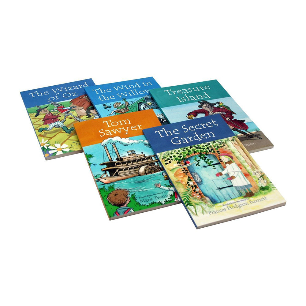 16pc Arcturus The Children's Classics Collection Reading Book Set 5y+