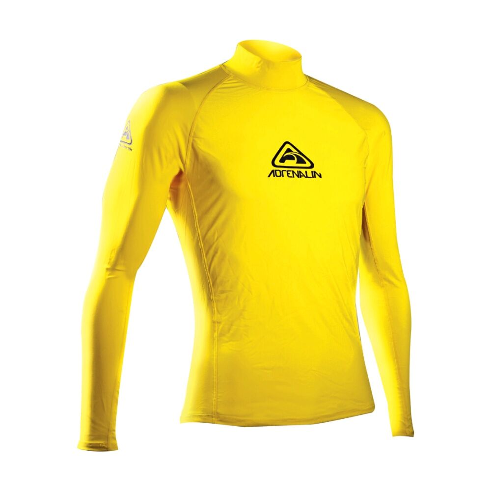 Adrenaline Junior Swimming Rashie Vivid Long Sleeve UPF50+ Sun Yellow