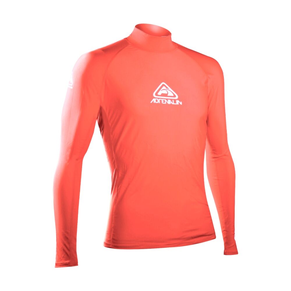 Adrenaline Adult Swimming Rashie Vivid Long Sleeve UPF50+ Sun Red
