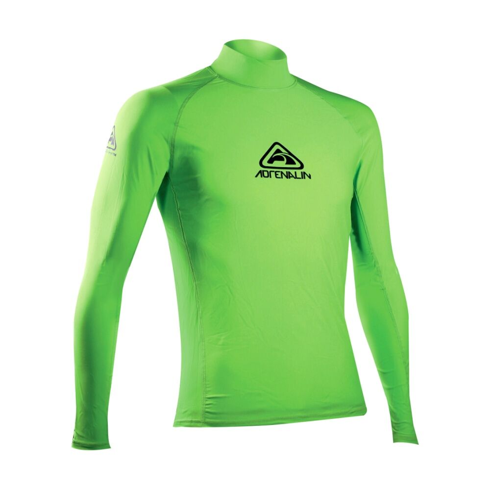 Adrenaline Adult Swimming Rashie Vivid Long Sleeve UPF50+ Sun Lime