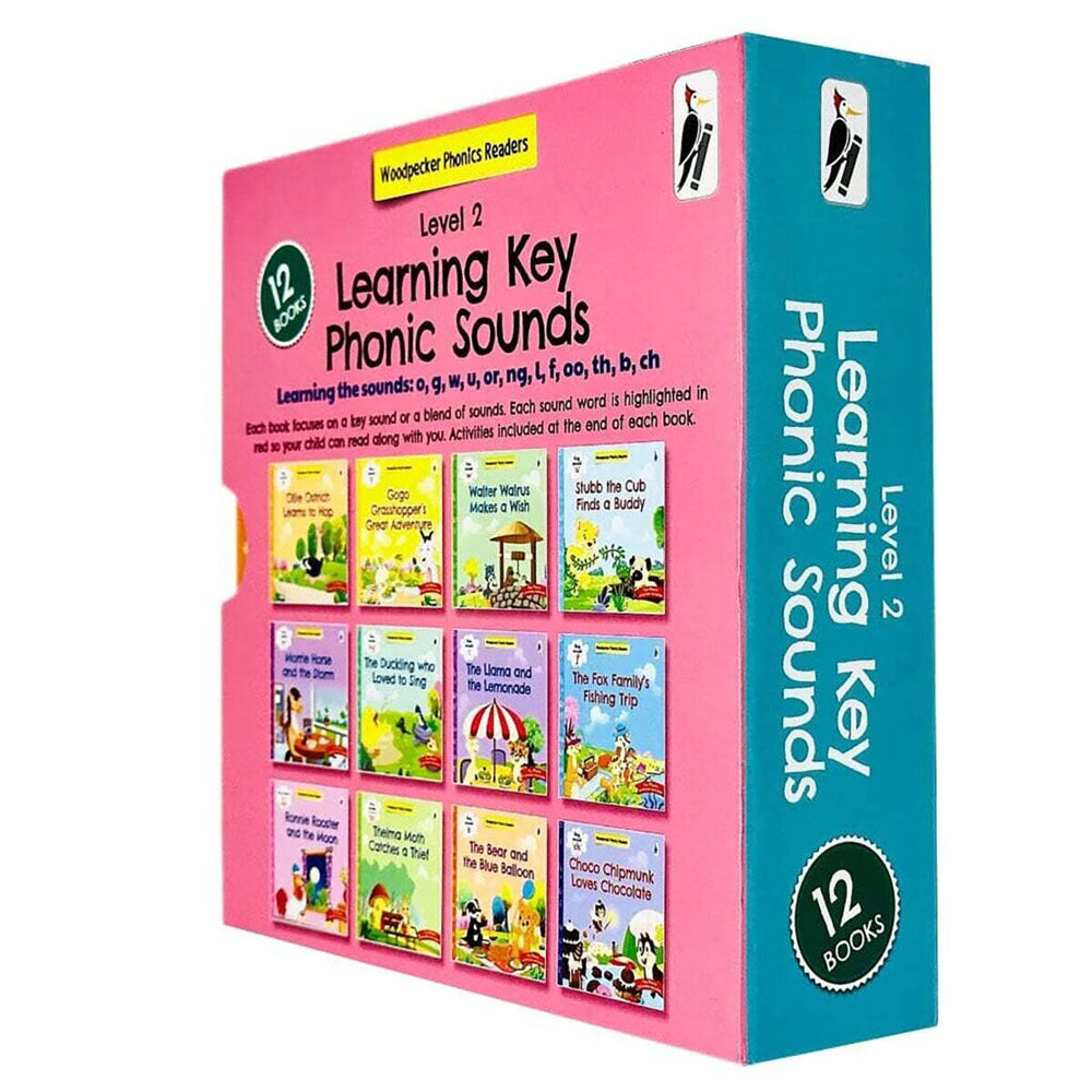 12pc Woodpecker Phonics Readers My Second Phonics Reader Collection Set 3-6Y+