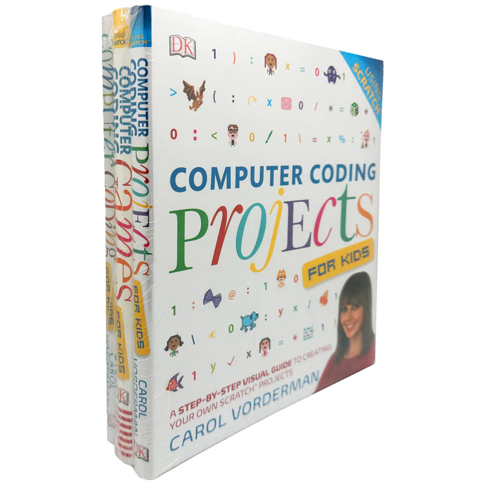 3pc Promotional Computer Coding For Kids Book Collection Set 7Y+