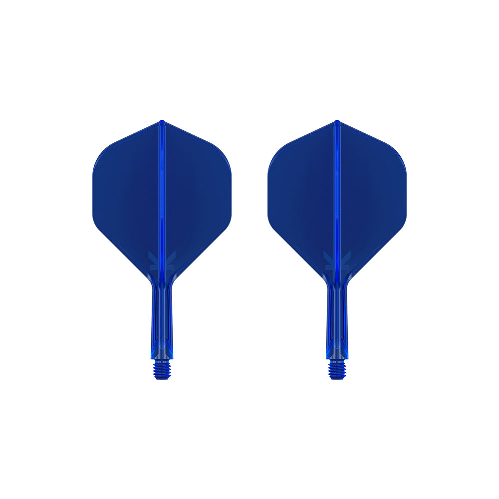 2PK Target K-Flex Integrated Flight & Shaft No.2 Darts Short Blue