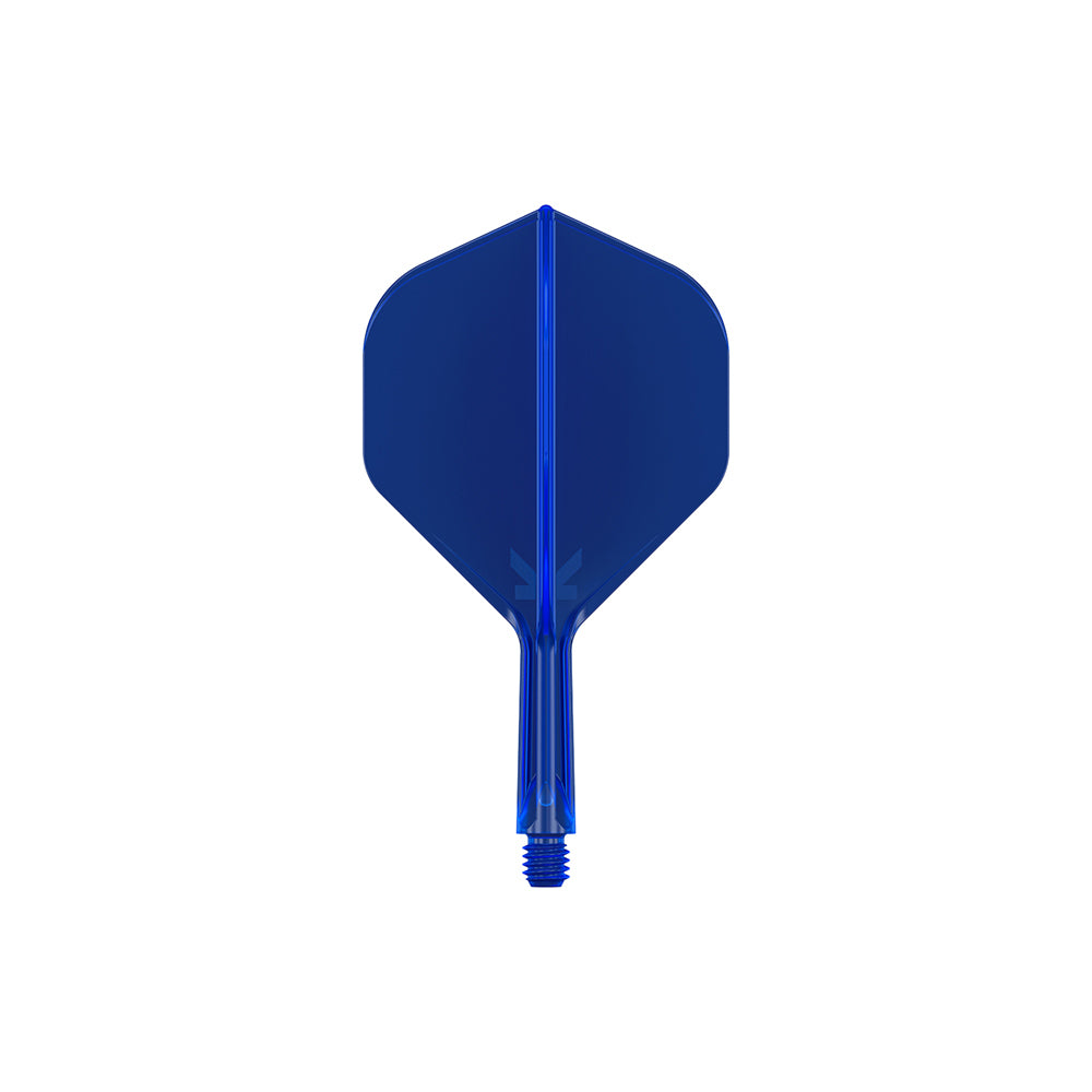 2PK Target K-Flex Integrated Flight & Shaft No.2 Darts Short Blue — image 2