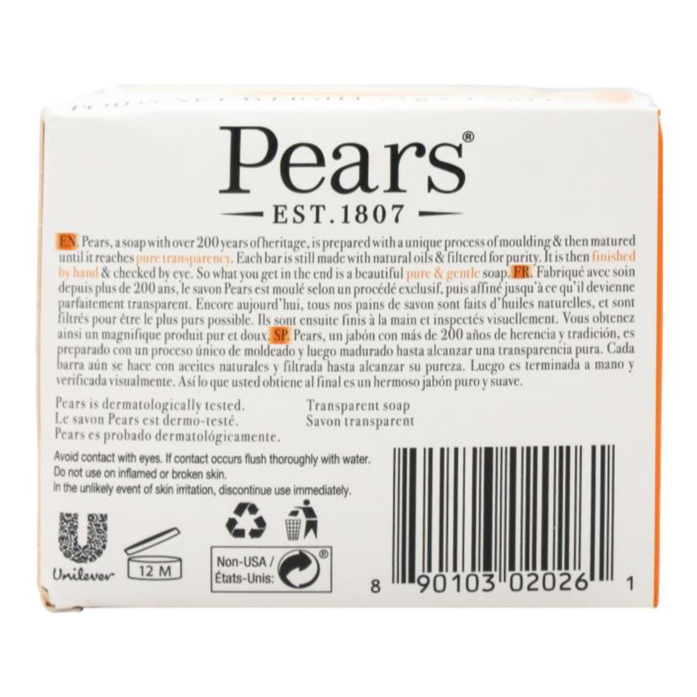 36pc Pears Pure & Gentle 75g Transparent Bar Soap Bath Cleanser