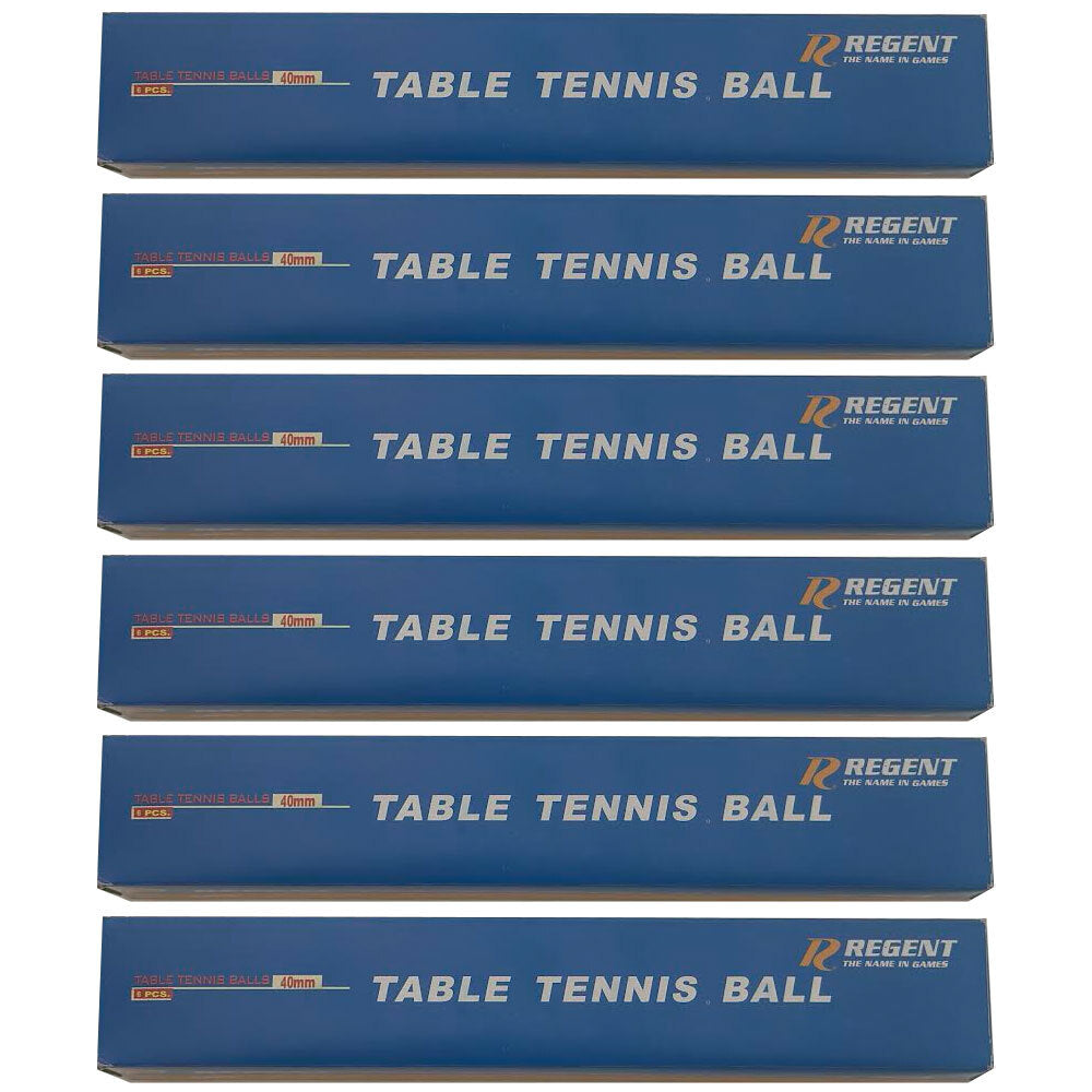 6PK 6pc Yashima Shield Table Tennis/Ping Pong Balls - Orange 40mm