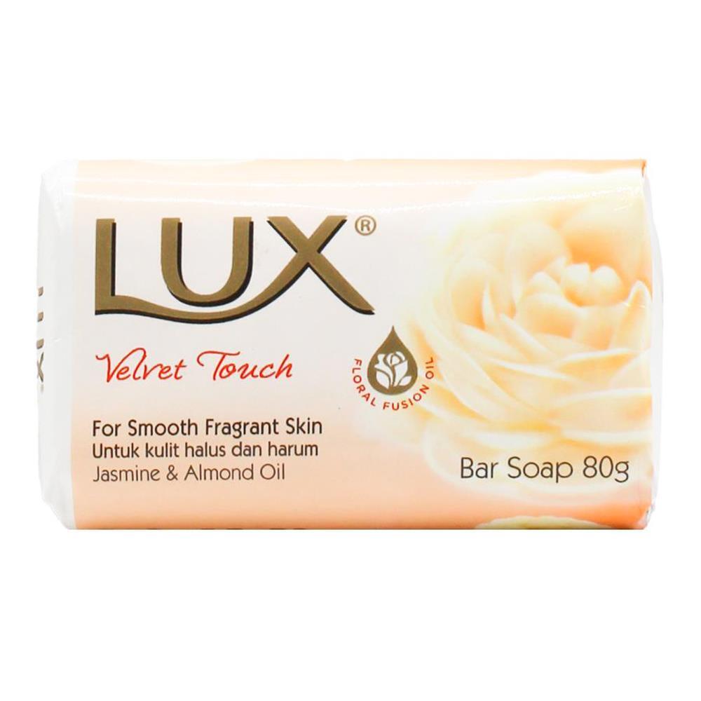24PK Lux 80g Bar Soap Jasmine & Almond Oil - Velvet Touch