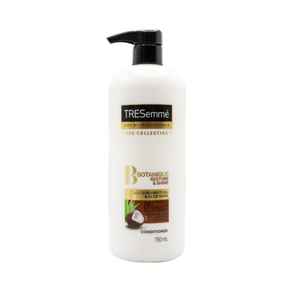 12PK TRESemme Hair Conditioner Botanique Restore & Shine w/Coconut Oil 750mL