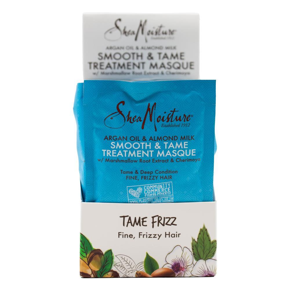 6PK Shea Moisture 57g Smooth & Tame Treatment Masque Hair Conditioning