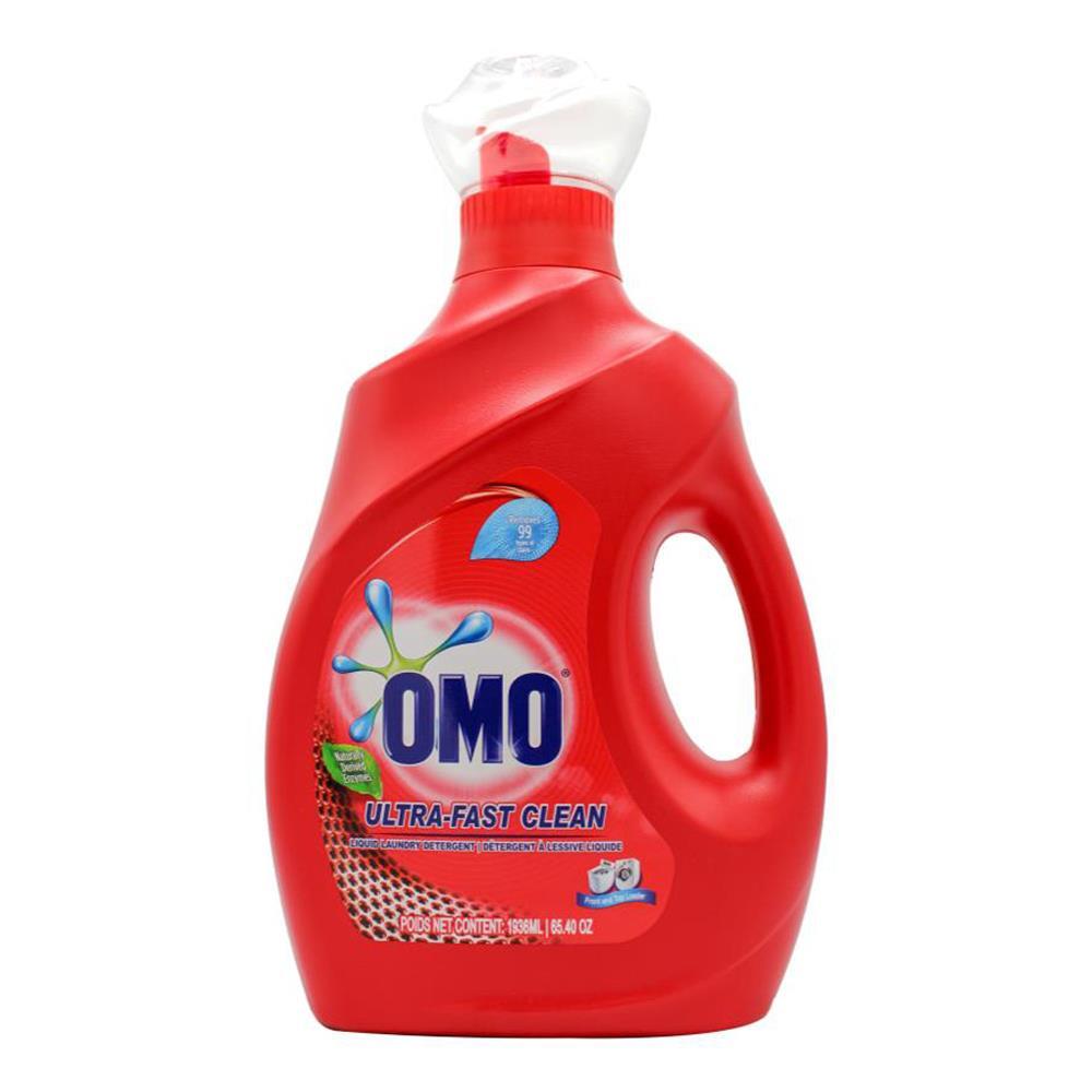 6PK Omo Liquid Laundry Detergent Ultra-Fast Clean Front + Top Loader 1.9L
