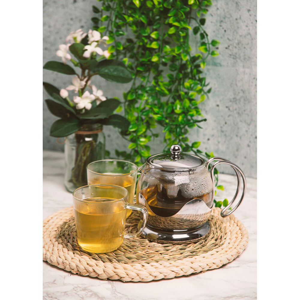 83403-la-cafetiere-17-5cm-660ml-izmir-glass-teapot-w-stainless-infuser