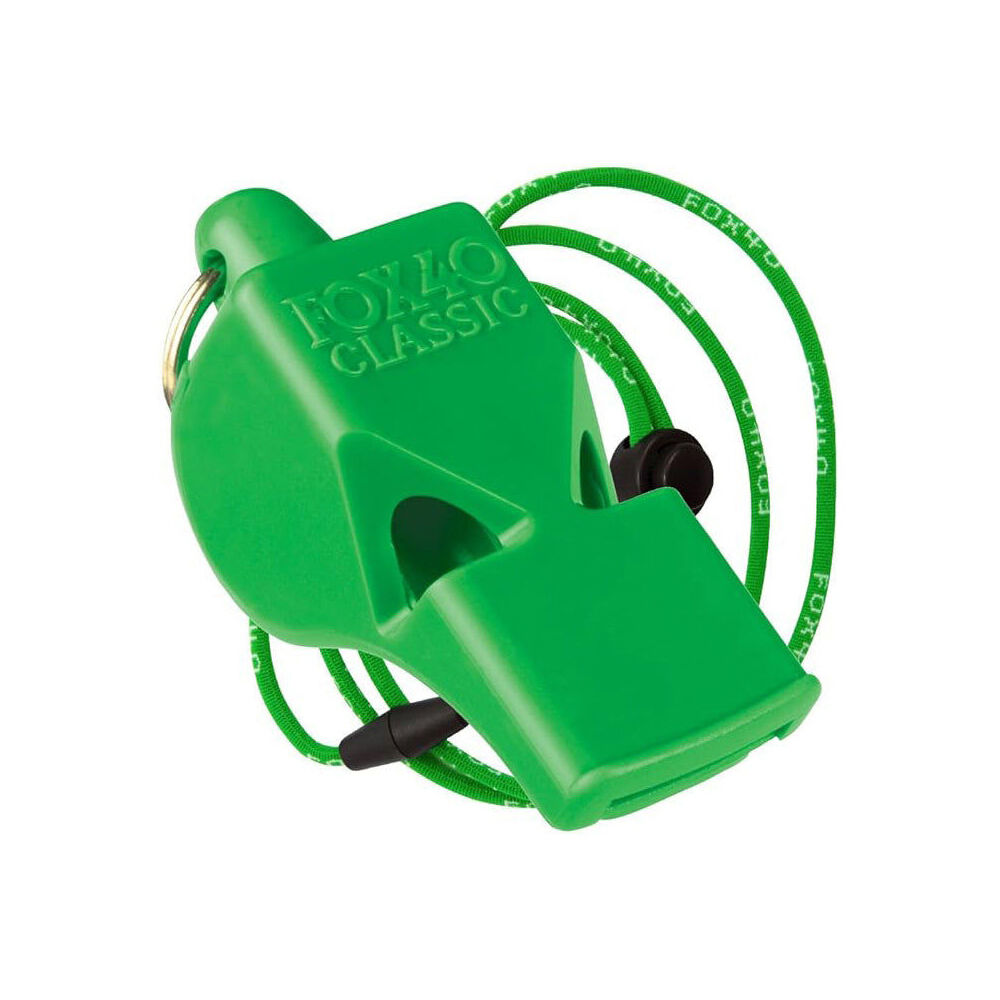 Fox 40 Summit Classic Whistle w/ Breakaway Lanyard Green