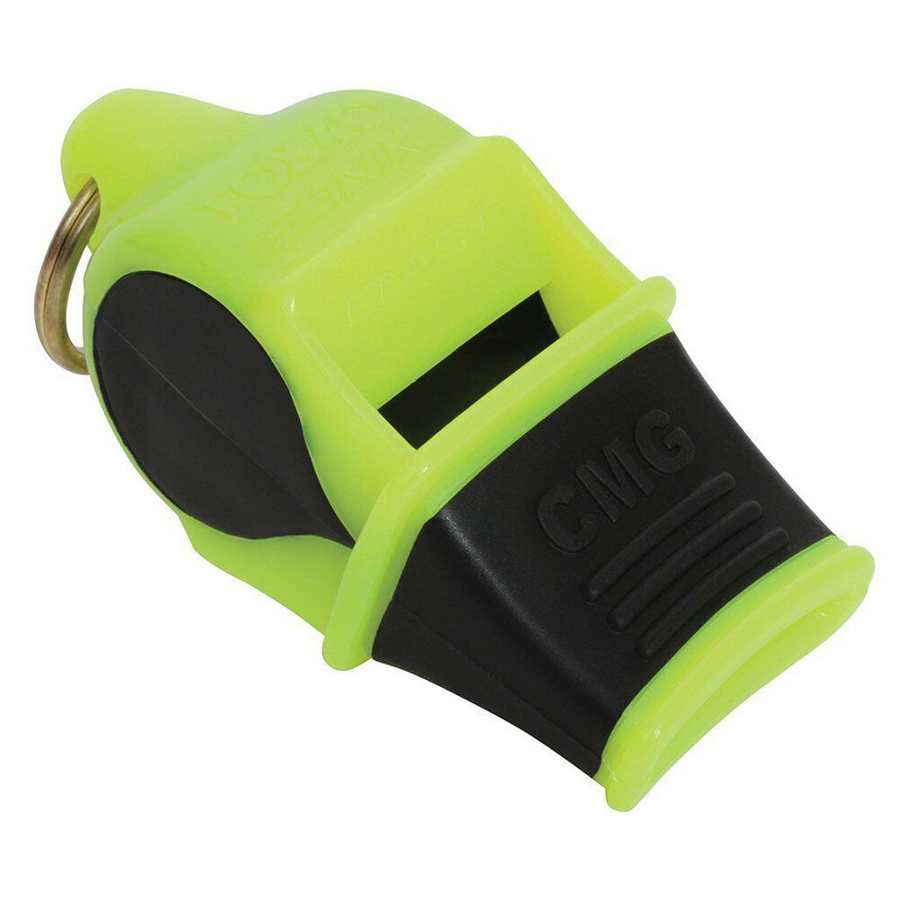Fox 40 Summit Sonik Blast CMG Whistle w/ Breakaway Lanyard Neon/Black