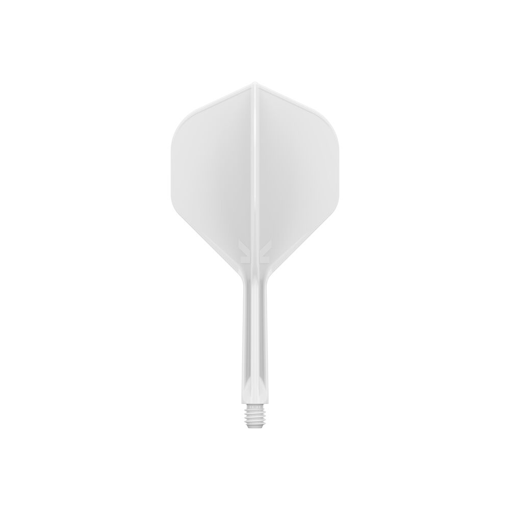 3pc Target K-Flex No 2 Dart Flight & Shaft 26mm Intermediate White — image 2