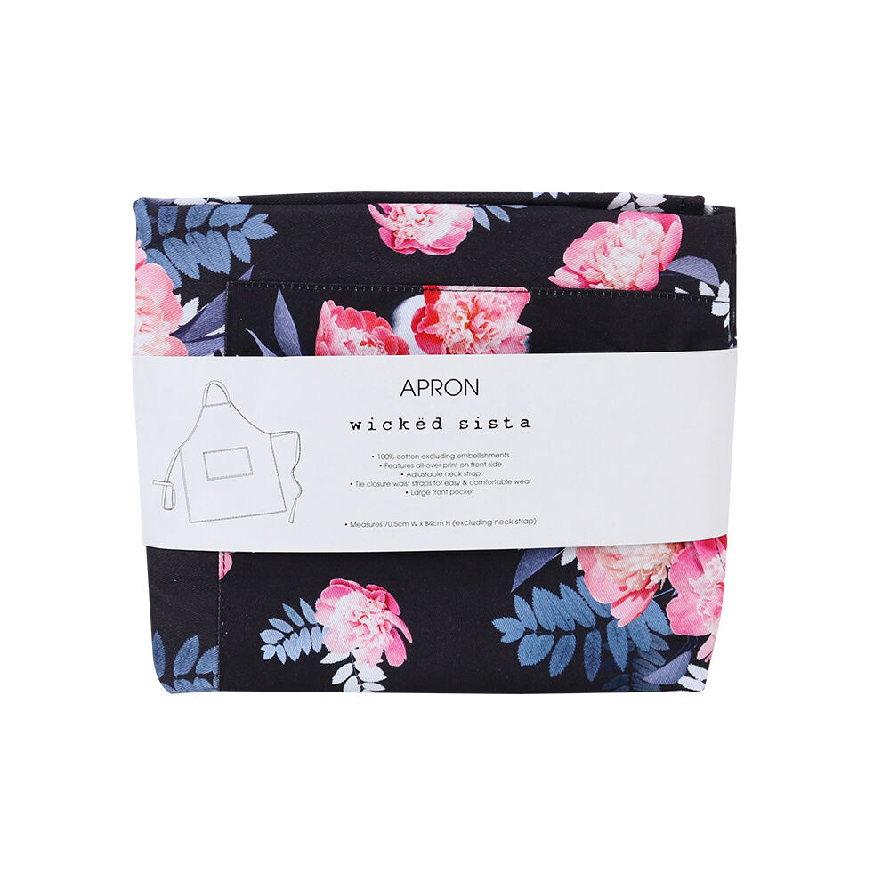 510407-wicked-sista-cotton-kitchen-apron-25x23cm-peony-dreams