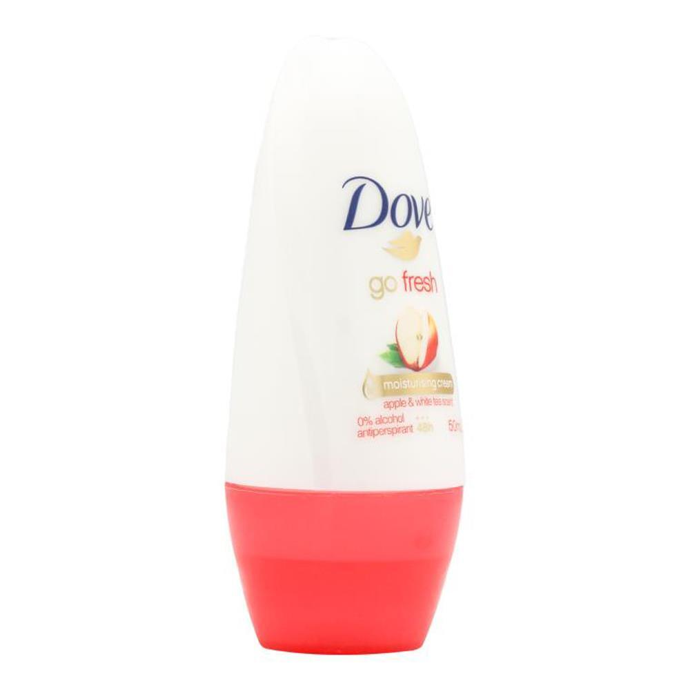 12PK Dove 50ml Antiperspirant Roll On Deodorant Apple & White Tea Scent