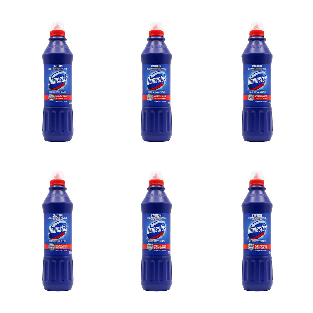 6PK Domestos Multipurpose Bleach Cleaner 750ml - Original