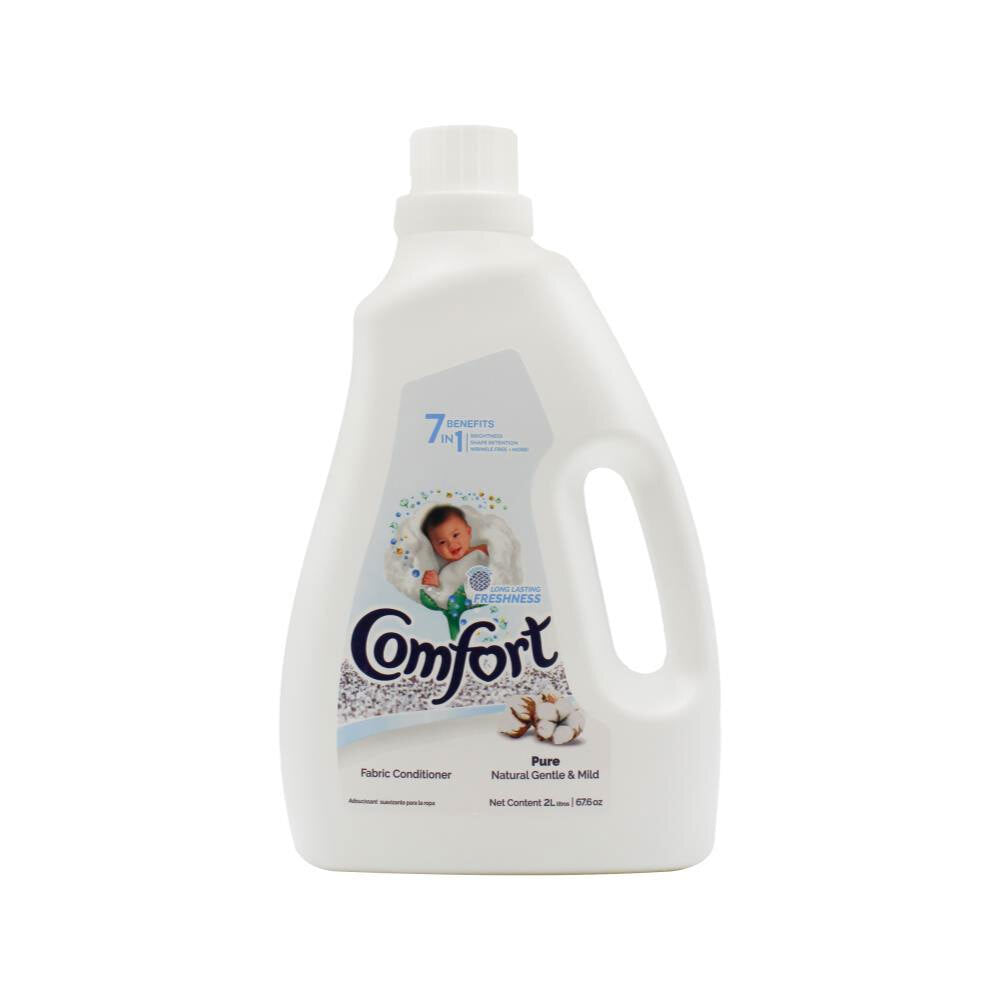 4PK Comfort Laundry Liquid Fabric Softener Conditioner - Pure 2L