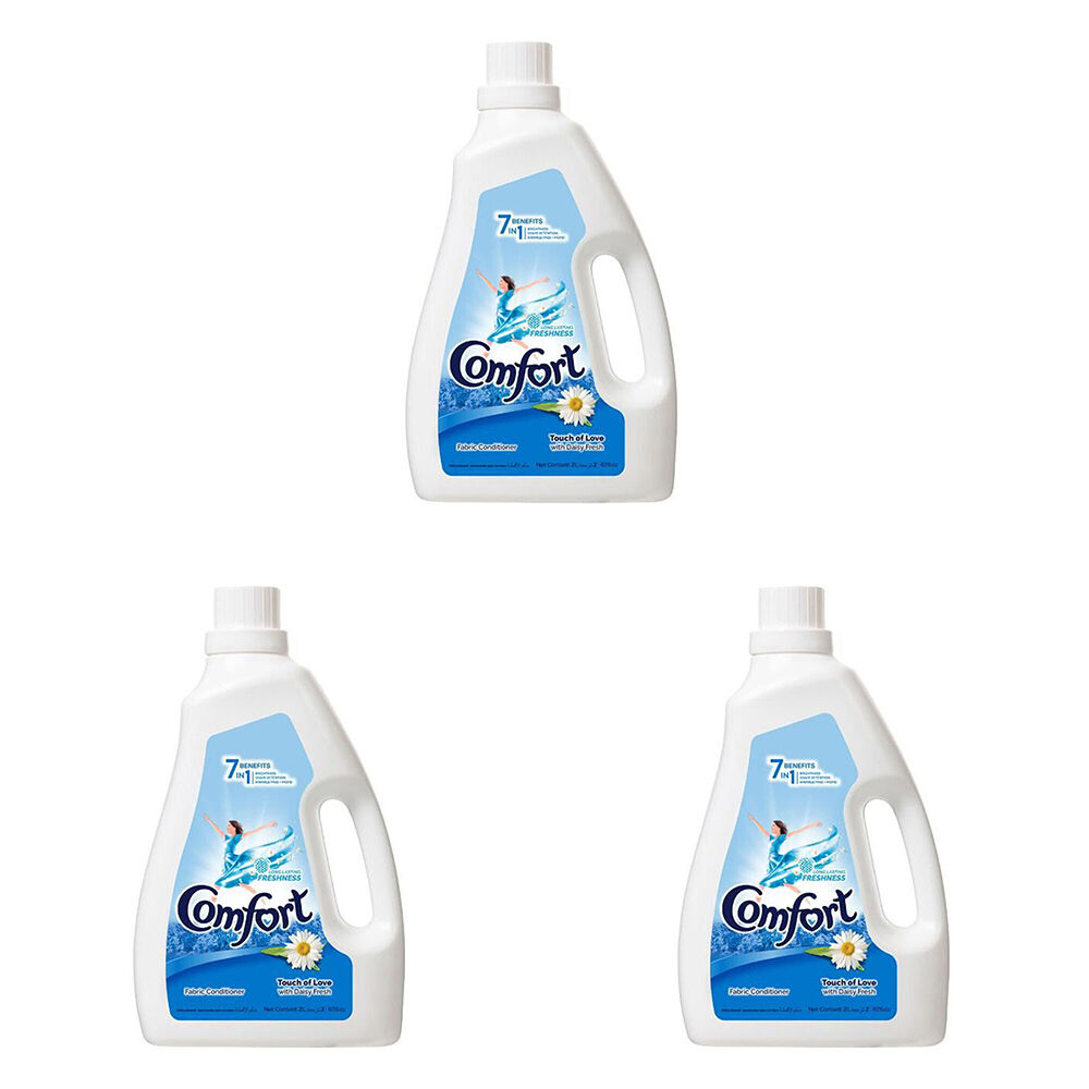 3PK Comfort Dilute 7in2 Fabric Conditioner 2L - Daisy Fresh
