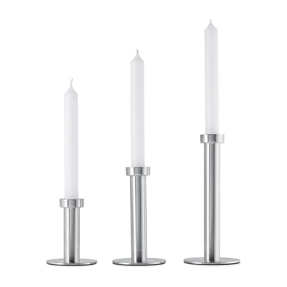 Blomus Velo Stainless Steel Candle Stick Holder Home Decor 20cm Silver