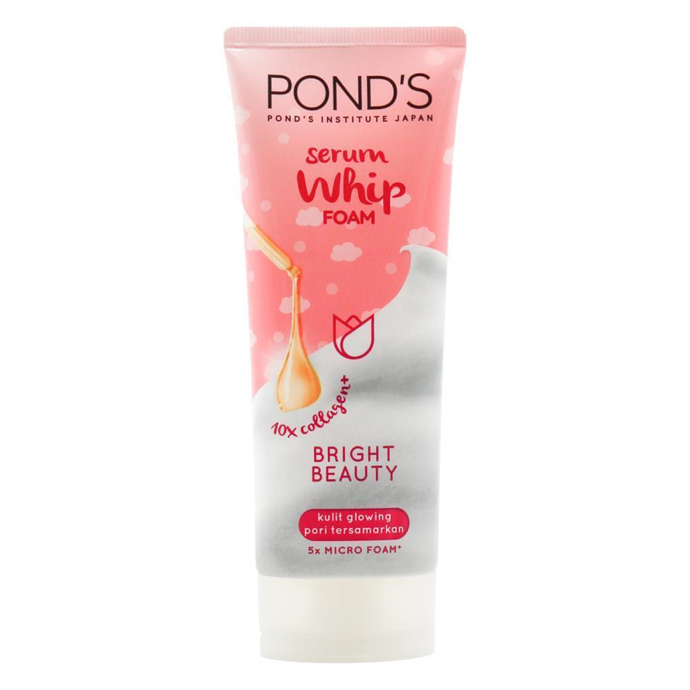 3PK Ponds Bright Beauty Serum Whip Foam Facial Cleanser 100g