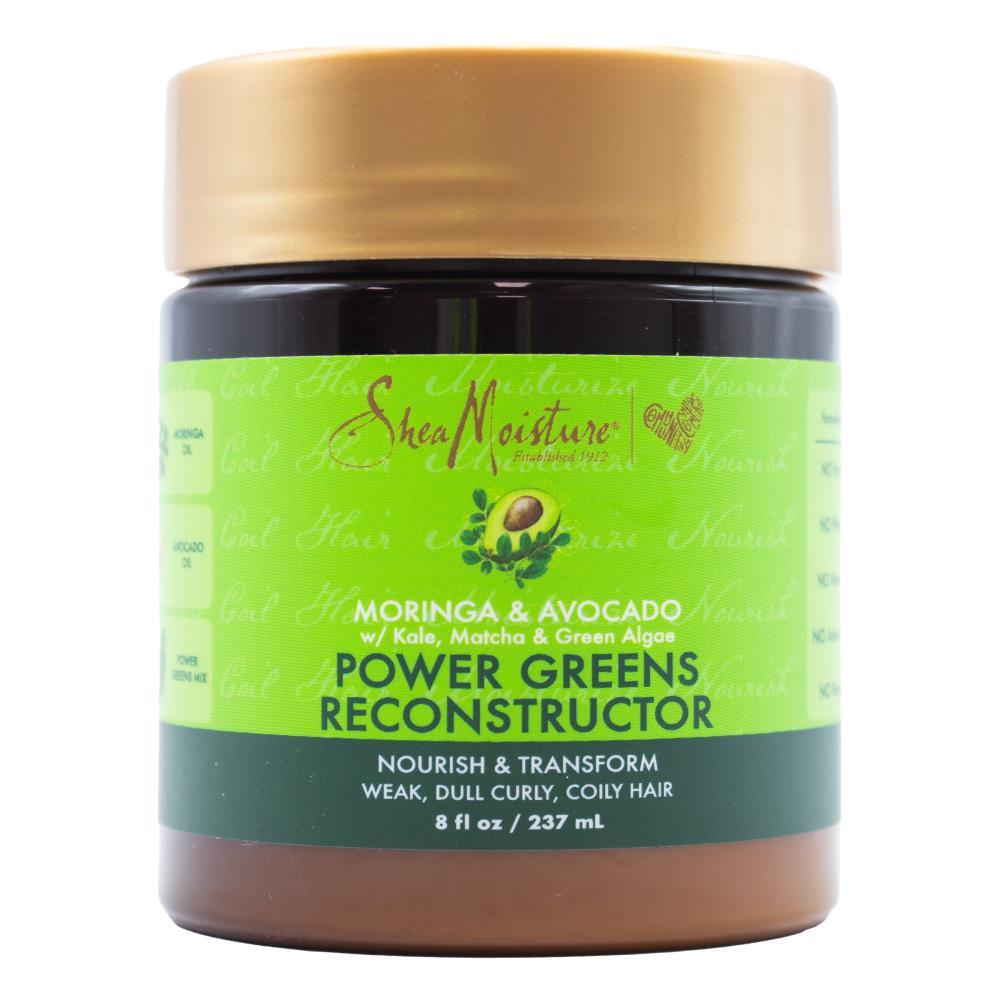 6PK Shea Moisture 237ml Power Greens Hair Treatment Moringa & Avocado