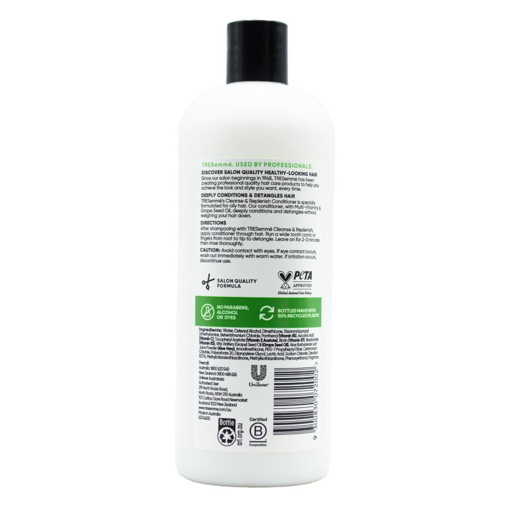 4PK Tresemme 750ml Conditioner Cleanse & Replenish For All Hair Types