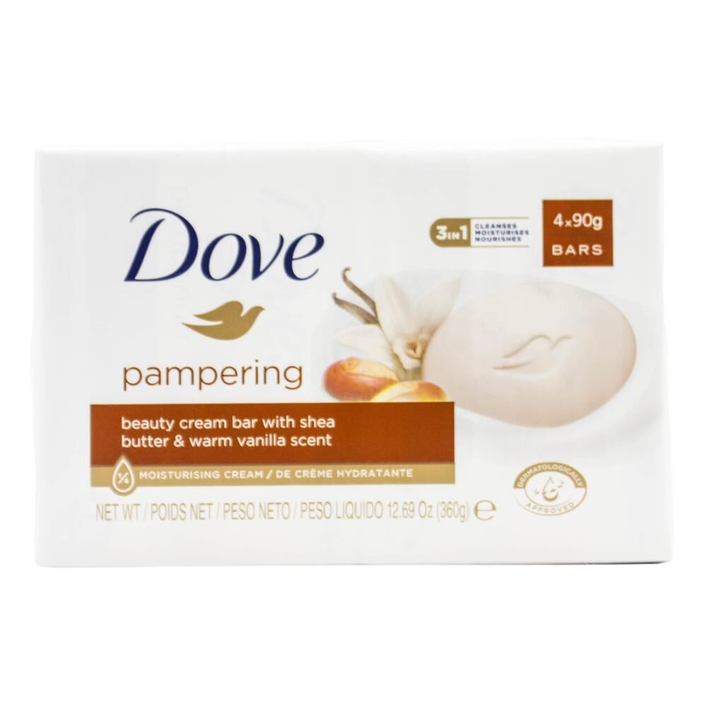 48pc Dove 90G Beauty Cream Bar Shea Butter/Warm Vanilla Scent