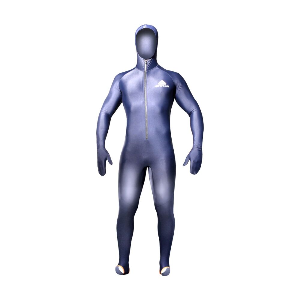 Adrenalin Hooded Full Lycra Stinger Dive Suit String Protection Size S Navy