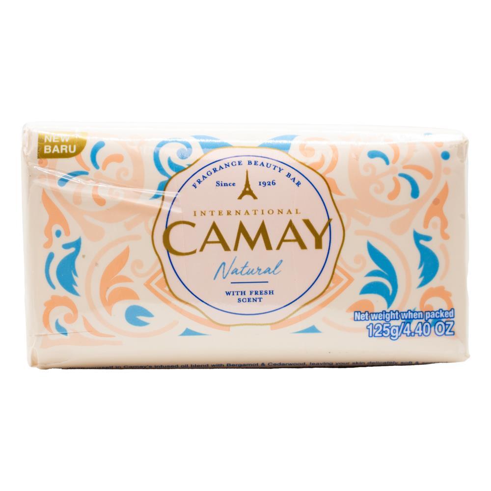 36pc Camay 125G Soap Bar Natural w/ Fresh Scent - White