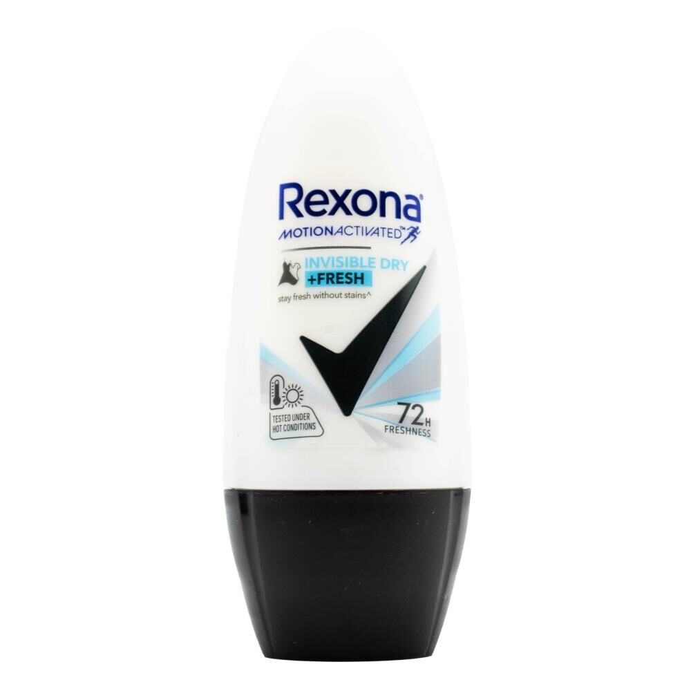 12PK Rexona 45ml Roll On Deodorant Motion Activated Invisible Dry & Fresh