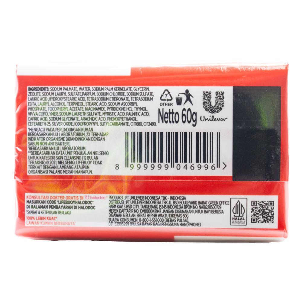 48pc Lifebuoy 60g Shower/Bath Soap Bars - Multivitamin