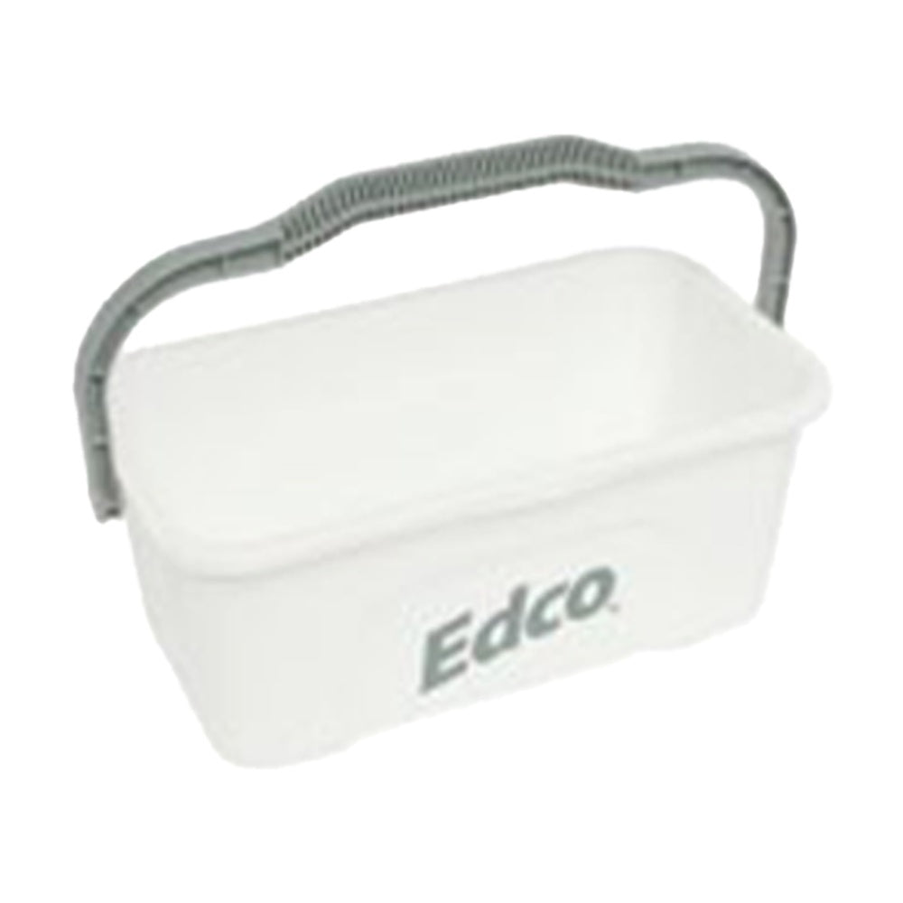 2PK Edco All-Purpose Mop and Squeegee Bucket W/ Durable Handle White 11L — image 2
