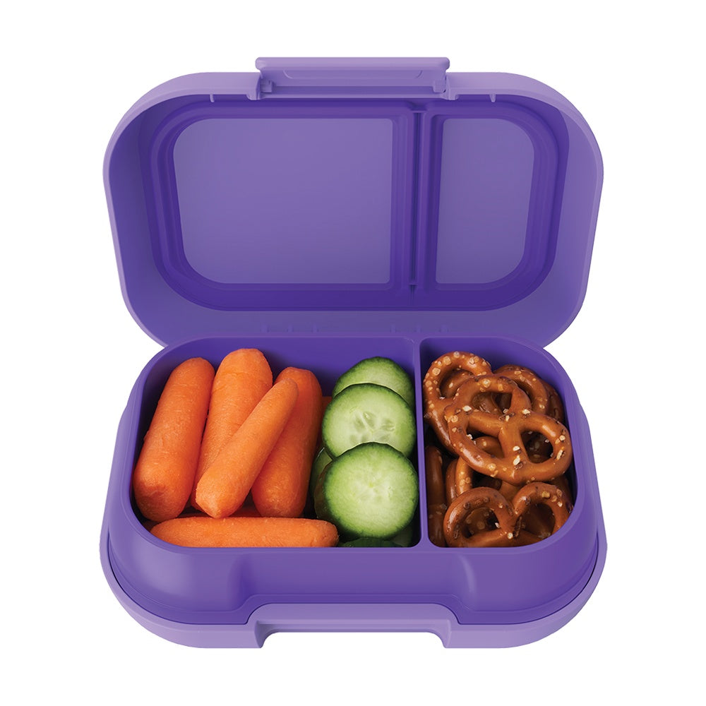 Bentgo Snack Container Leakproof Kid Friendly 1.5 Cup Capacity Purple — image 2
