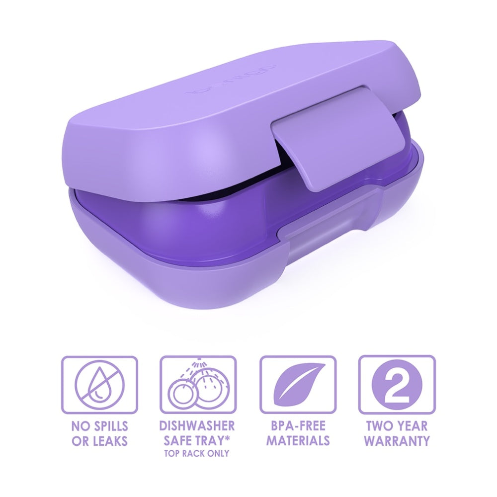 Bentgo Snack Container Leakproof Kid Friendly 1.5 Cup Capacity Purple — image 4