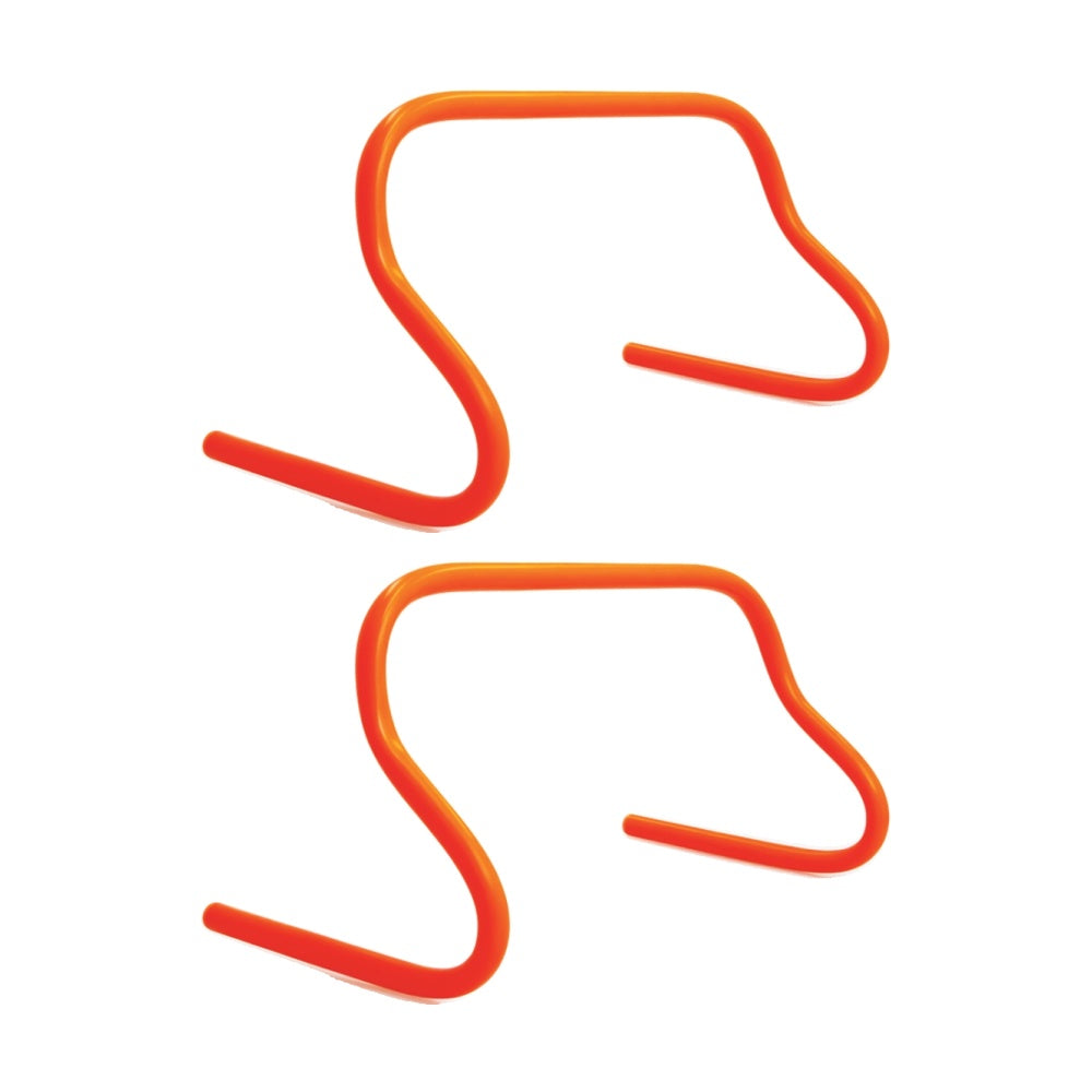 2PK Victor Sports Mini Agility Hurdle Heavy Duty Equipment Orange 23cm