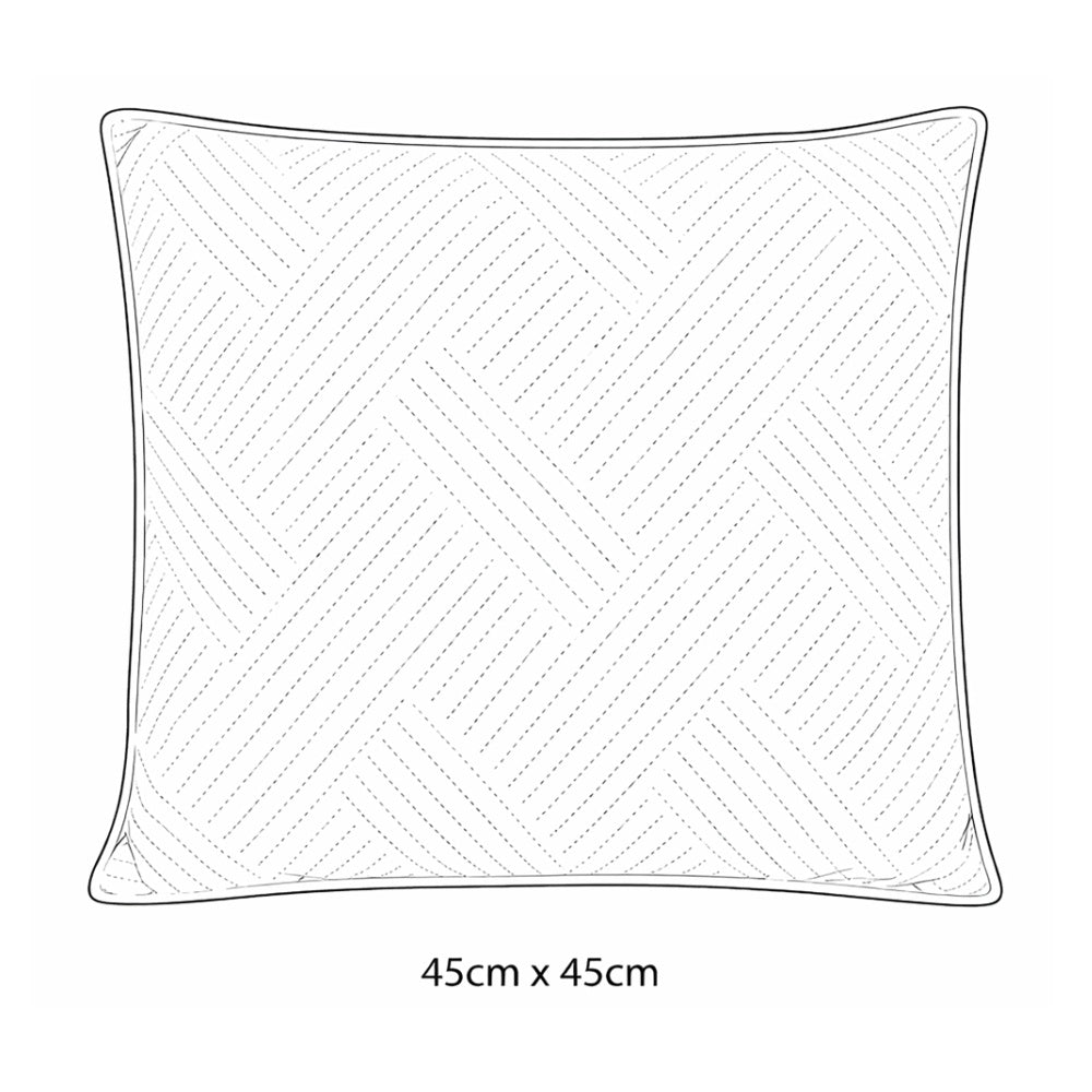 2PK Urban Style Decorative Cushion Throw Pillow Rust Lines 45x45cm — image 9