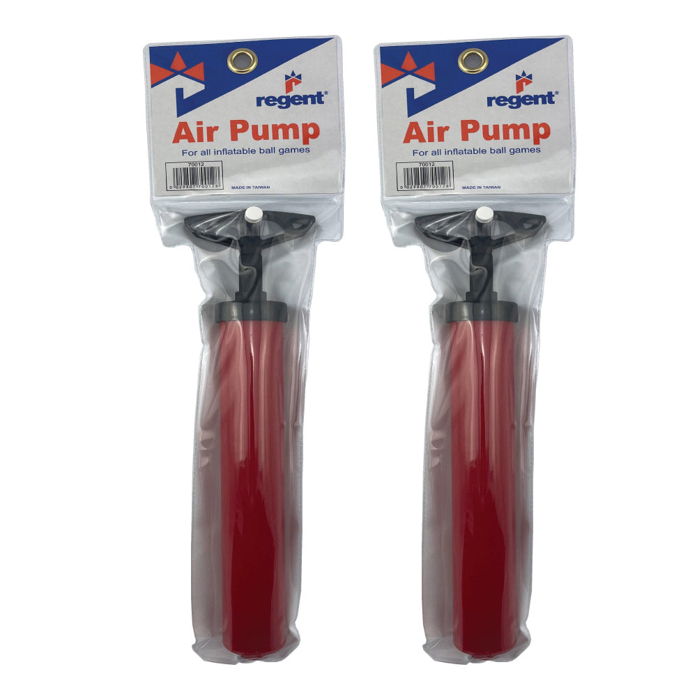 2PK Regent 12'' Hand Air Pump Sports Ball Inflator w/ Needle