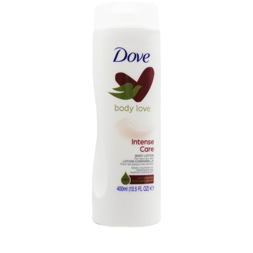 12PK Dove Body Love Intense Care Lotion for Very Dry Skin w/Ceramide Skincare 400ml