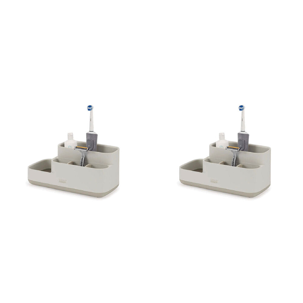 2PK Joseph & Joseph EasyStore 25cm Bathroom Caddy - Ecru