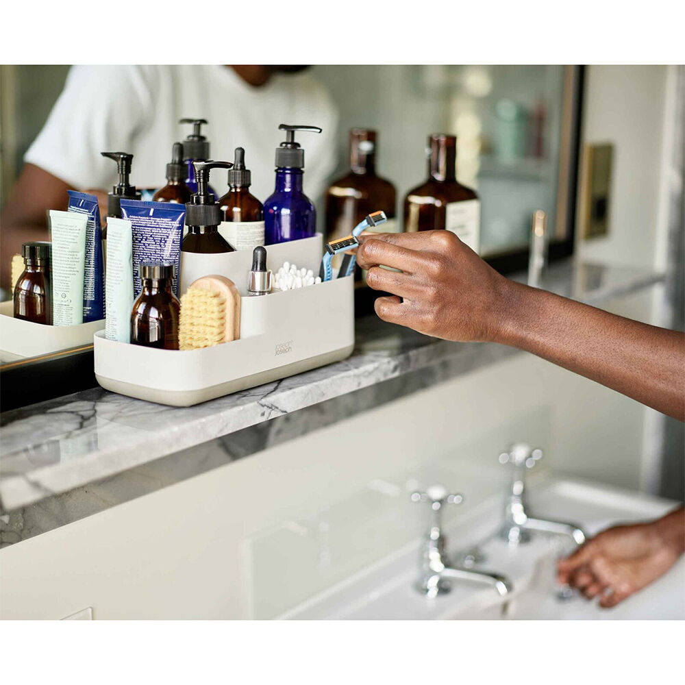 2PK Joseph & Joseph EasyStore 25cm Bathroom Caddy - Ecru