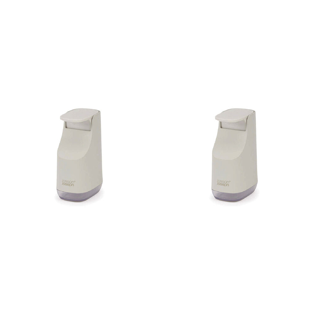 2PK Joseph & Joseph 350ml/14cm Slim Compact Soap Pump - Ecru