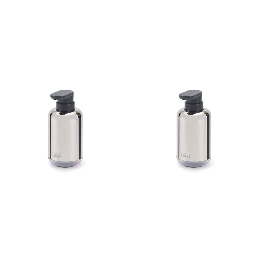 2PK Joseph & Joseph EasyStore 300ml Luxe Soap Pump - Steel