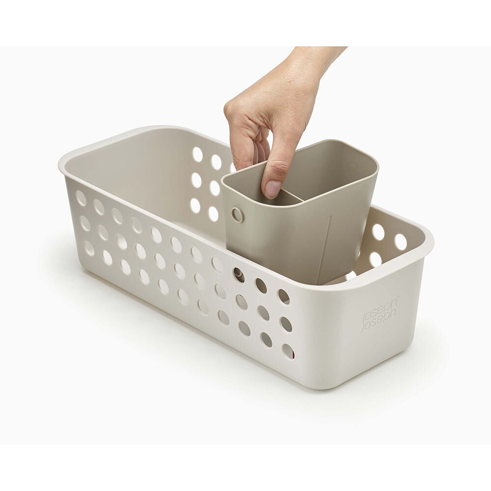 2PK Joseph & Joseph EasyStore 40cm Slimline Storage Basket - Ecru