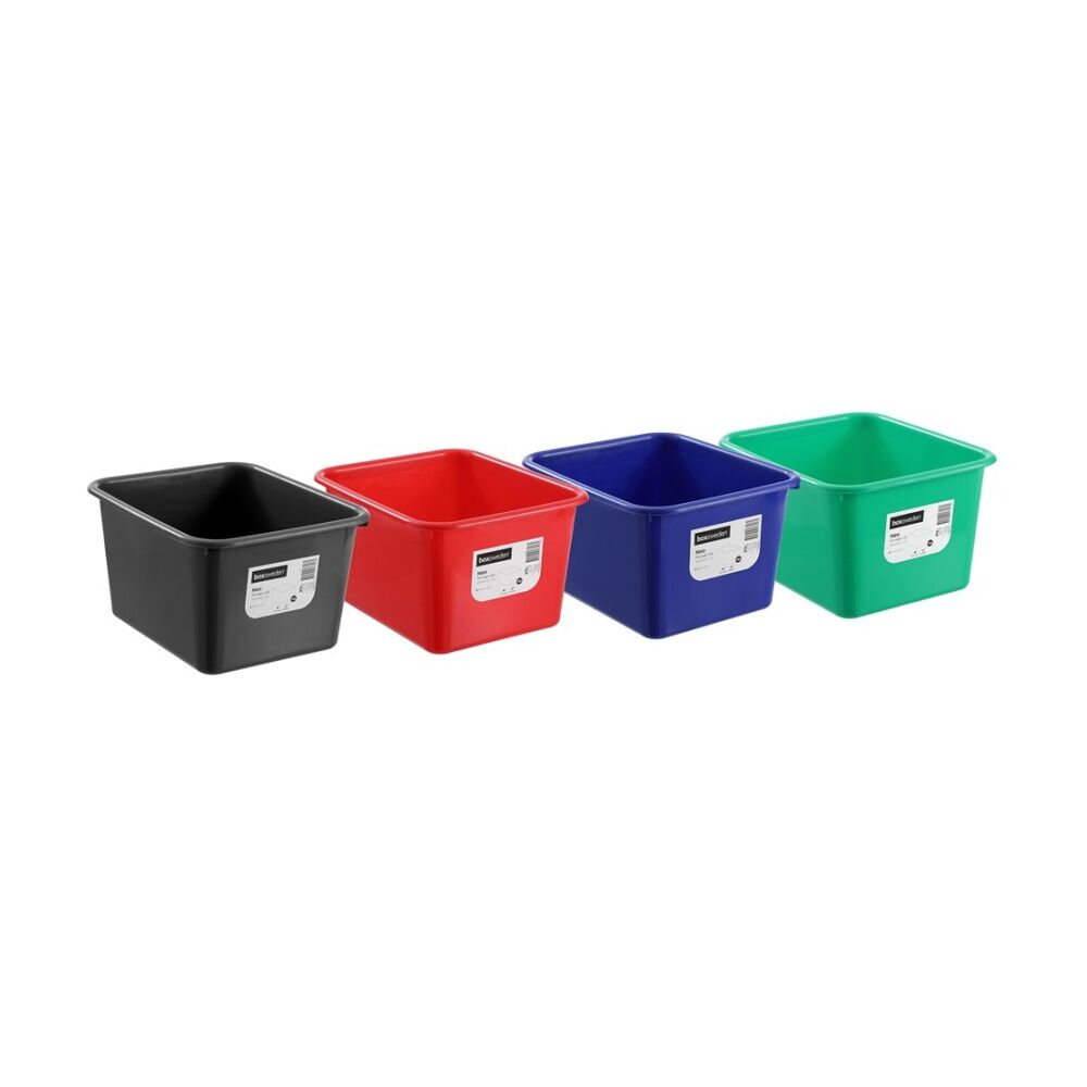 10PK Boxsweden Neo Storage Tub 15L 36x30x21cm Home Organisation Assorted